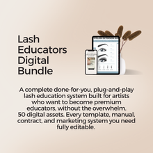 Load image into Gallery viewer, LASH EDUCATOR DIGITAL BUNDLE